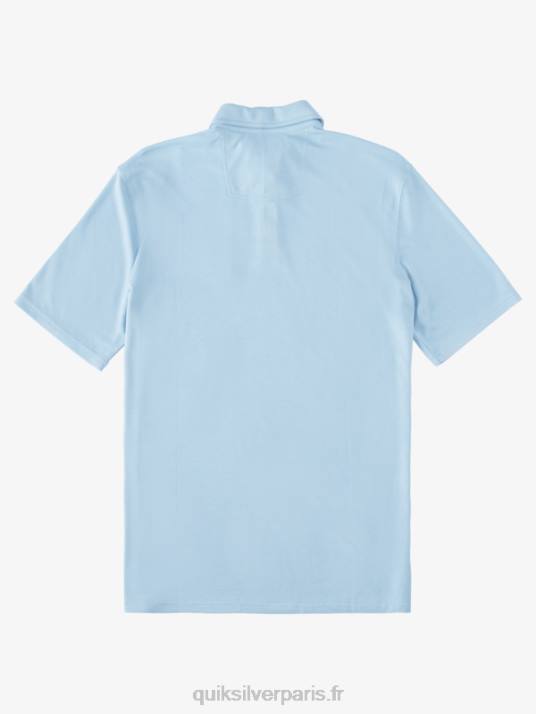 Hommes Quiksilver polo manches courtes waterpolo waterman D6PT248 bleu crépuscule