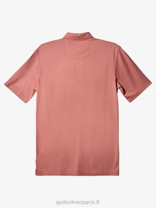 Hommes Quiksilver polo manches courtes waterpolo waterman D6PT249 cendre rose