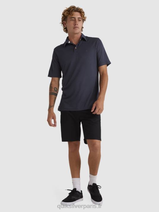 Hommes Quiksilver polo manches courtes waterpolo waterman D6PT250 nuits bleues