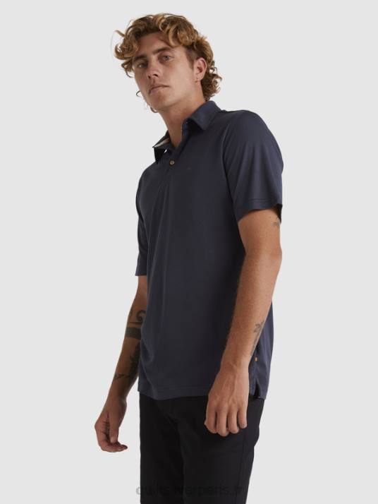 Hommes Quiksilver polo manches courtes waterpolo waterman D6PT250 nuits bleues