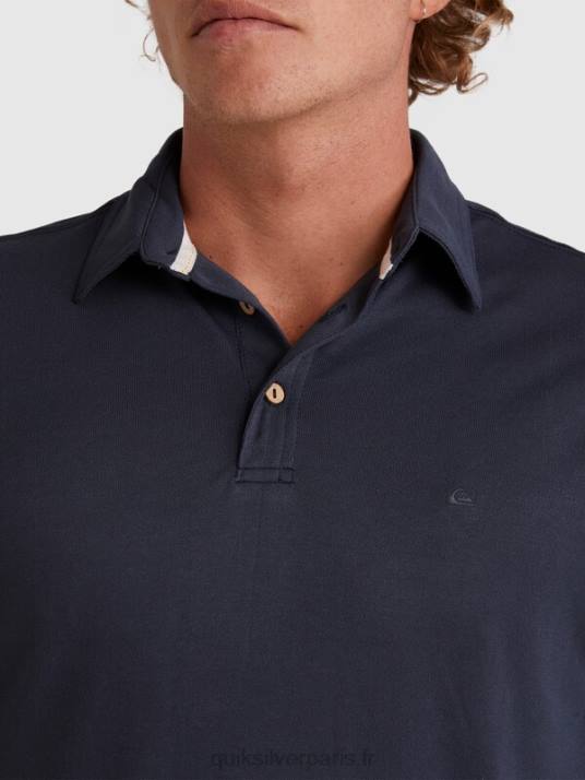 Hommes Quiksilver polo manches courtes waterpolo waterman D6PT250 nuits bleues