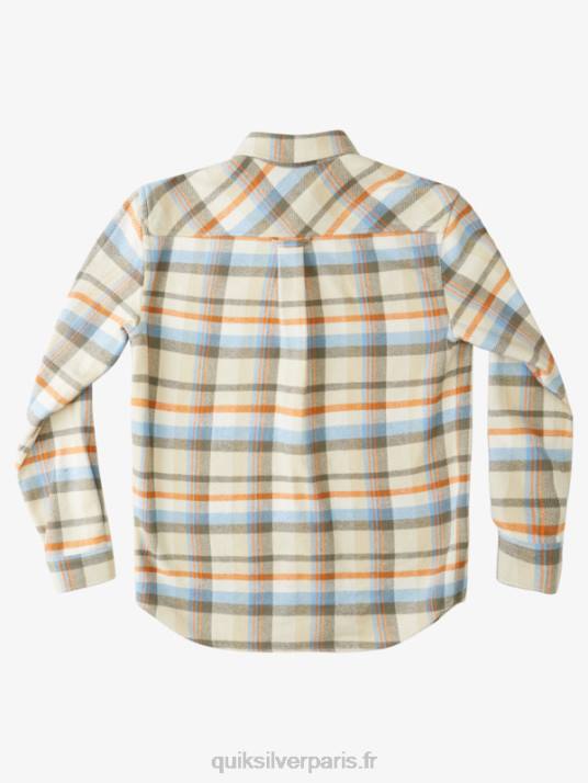 Hommes Quiksilver waterman thunder sets chemise à manches longues en flanelle D6PT1350 orages blancs antiques