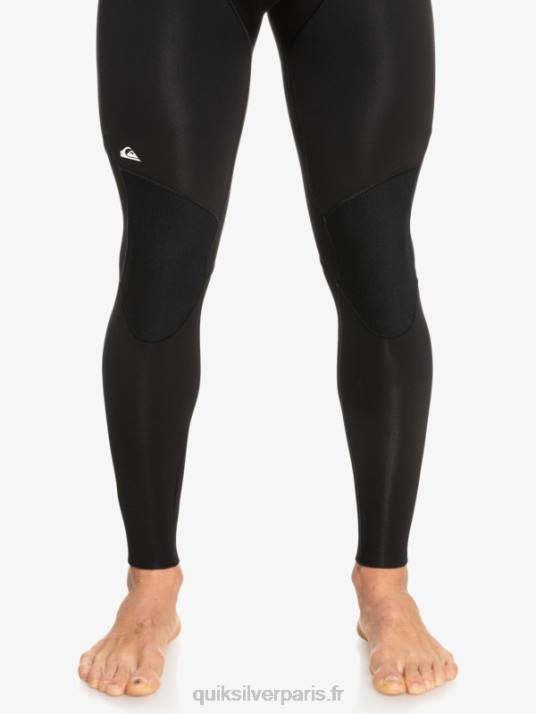 Hommes Quiksilver Combinaison 3/2 séances quotidiennes back-zip D6PT926 noir/gun métal