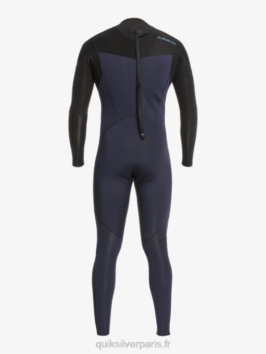 Hommes Quiksilver Combinaison 3/2 séances quotidiennes back-zip D6PT927 marine foncé/noir