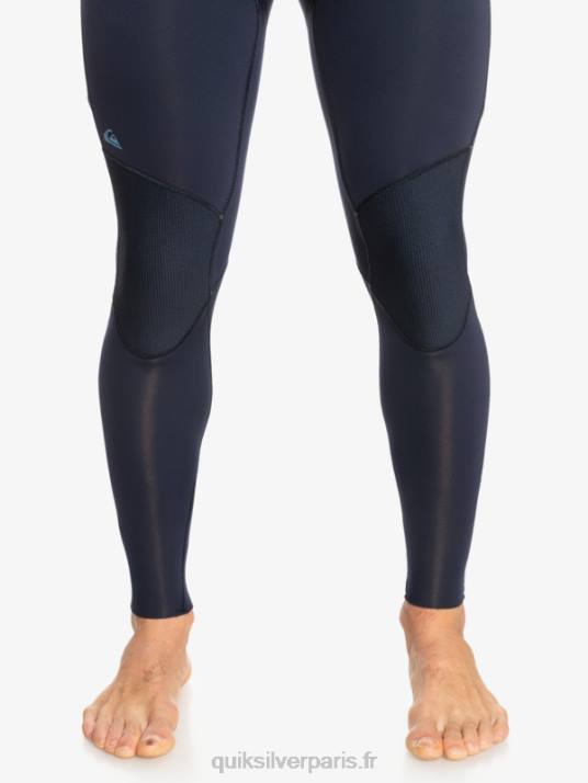 Hommes Quiksilver Combinaison 3/2 séances quotidiennes back-zip D6PT927 marine foncé/noir