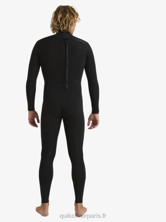 Hommes Quiksilver Combinaison 3/2 séances quotidiennes back-zip D6PT928 noir