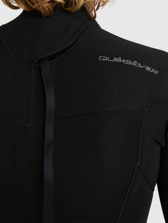 Hommes Quiksilver Combinaison 3/2 séances quotidiennes back-zip D6PT928 noir
