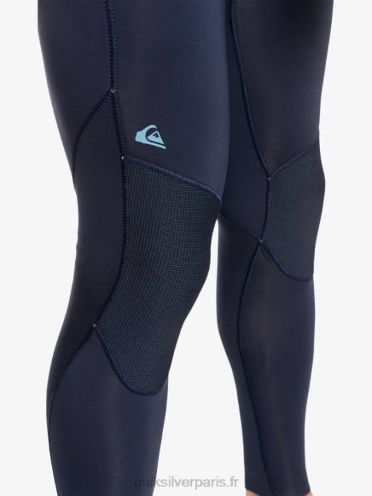 Hommes Quiksilver Combinaison Chest Zip 3/2 sessions quotidiennes D6PT1278 marine foncé/noir