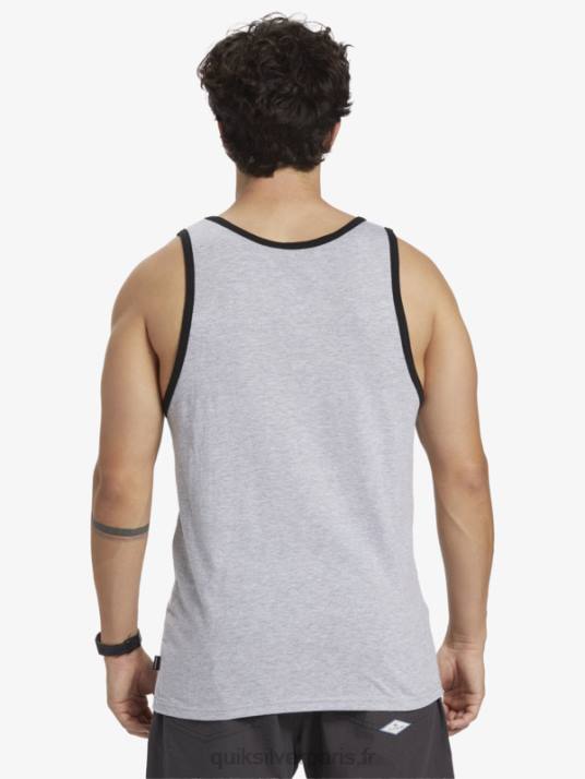Hommes Quiksilver débardeur à rayures de tous les jours D6PT704 bruyère athlétique