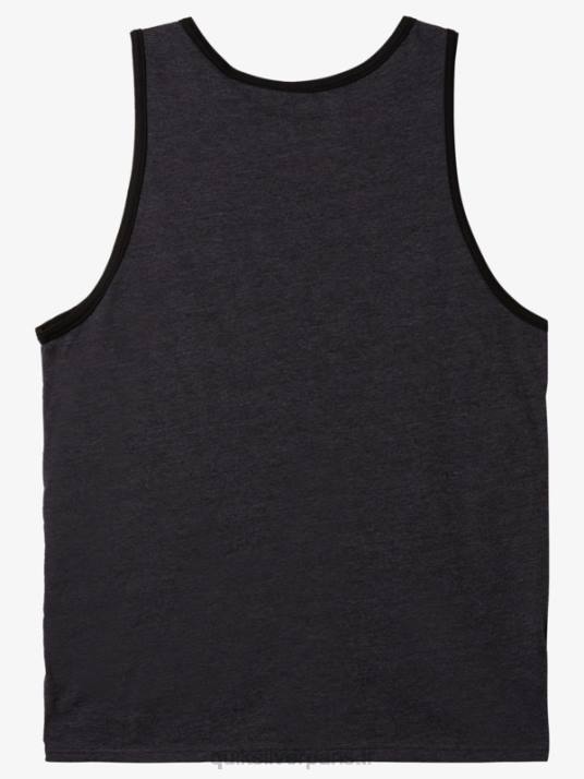 Hommes Quiksilver débardeur à rayures tijuana D6PT453 bruyère anthracite