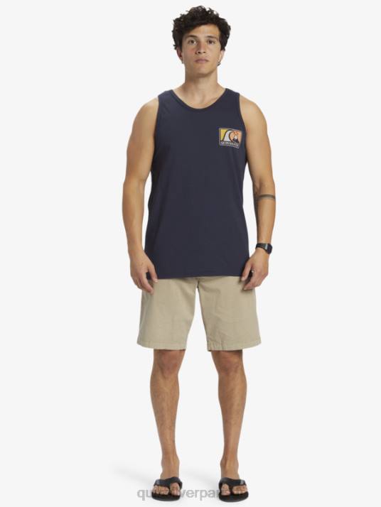Hommes Quiksilver réservoir à bulles douces D6PT166 blazer bleu marine