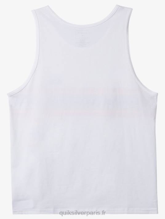 Hommes Quiksilver t-shirt débardeur aérodynamique D6PT1338 blanc