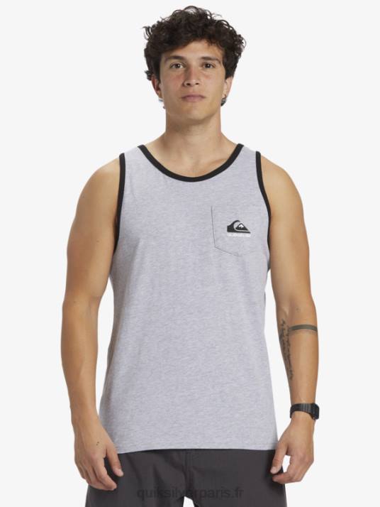 Hommes Quiksilver t-shirt à poche omni D6PT556 bruyère athlétique