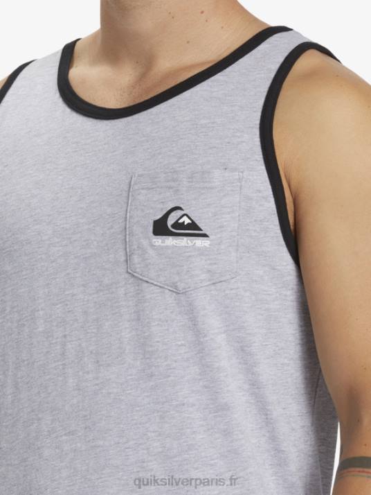 Hommes Quiksilver t-shirt à poche omni D6PT556 bruyère athlétique