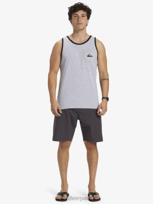 Hommes Quiksilver t-shirt à poche omni D6PT556 bruyère athlétique