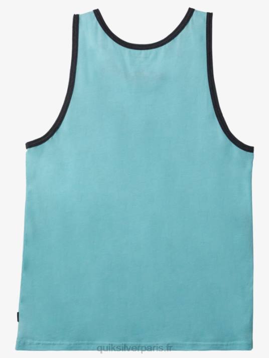 Hommes Quiksilver t-shirt à poche omni D6PT558 bleu ange chiné