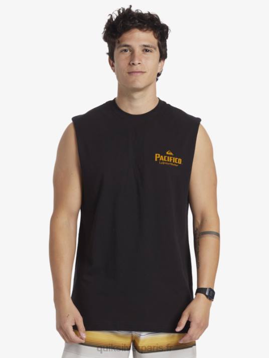 Hommes Quiksilver x Pacifico réservoir de tir droit D6PT4 noir