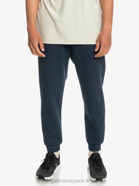 Hommes Quiksilver pantalon de jogging en molleton D6PT1722 insigne bleu chiné