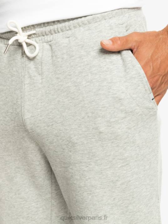 Hommes Quiksilver pantalon de jogging essentiel D6PT1256 gris clair chiné