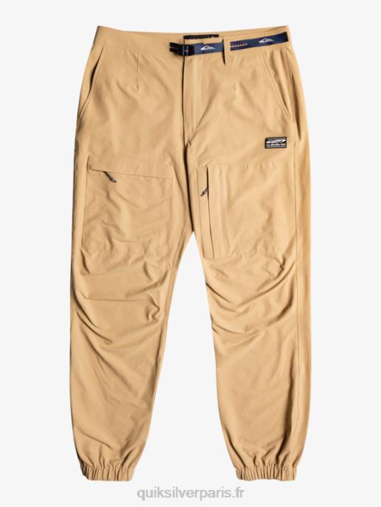 Hommes Quiksilver pantalon cargo fond marin D6PT1846 tanin
