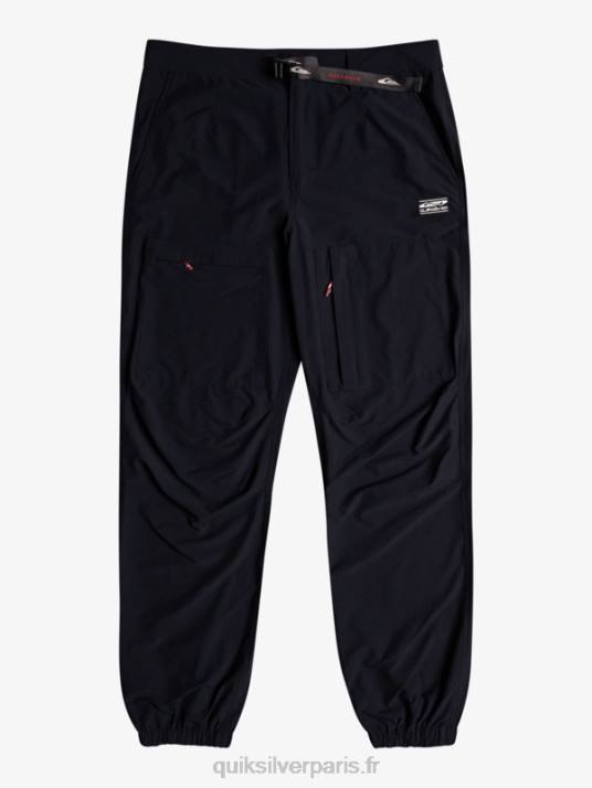 Hommes Quiksilver pantalon cargo fond marin D6PT1847 noir