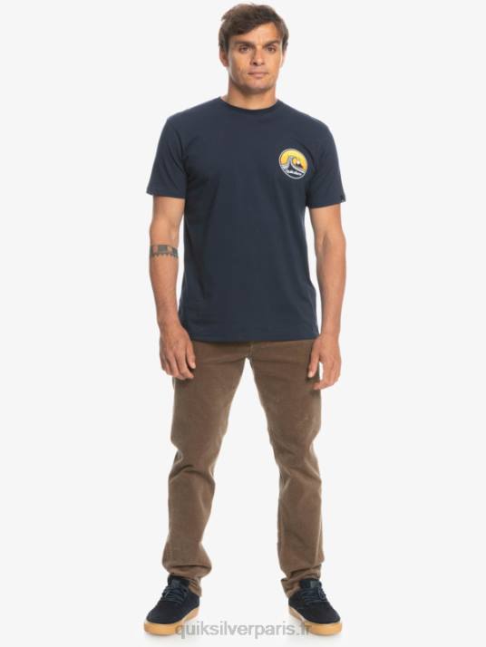 Hommes Quiksilver pantalon en velours côtelé kracker D6PT1547 Pépite de chocolat