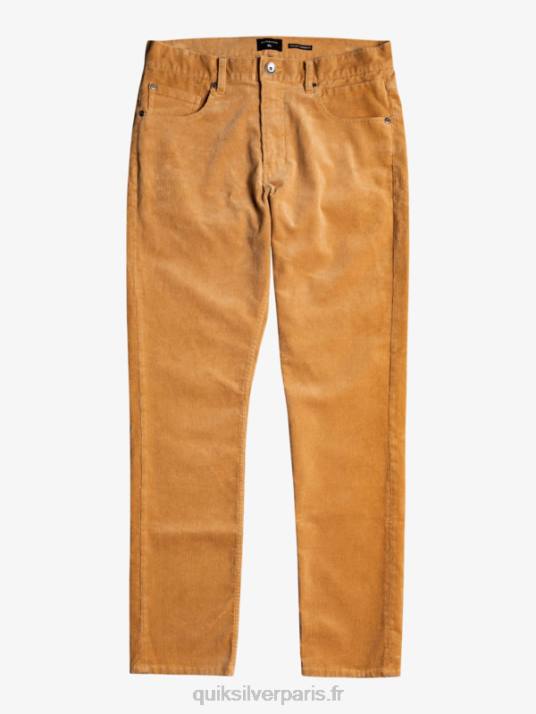Hommes Quiksilver pantalon en velours côtelé kracker D6PT1550 plage