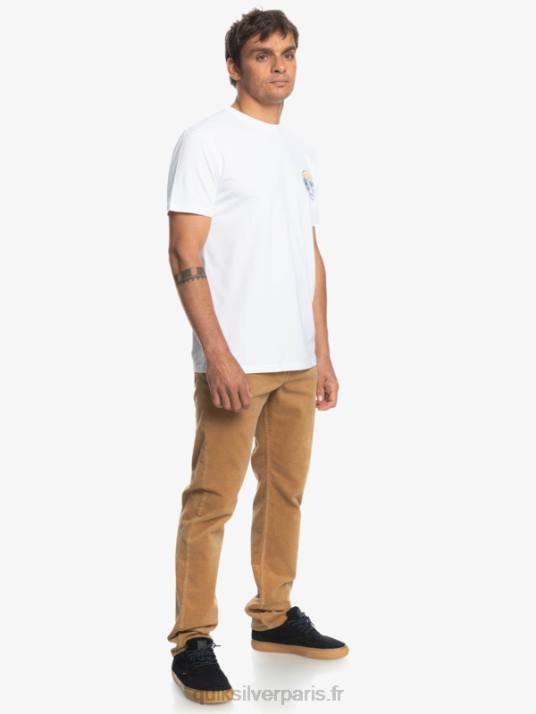 Hommes Quiksilver pantalon en velours côtelé kracker D6PT1550 plage