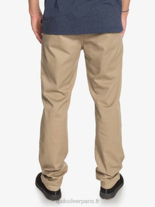 Hommes Quiksilver pantalon à poche chino daily union D6PT1159 bois d\'orme