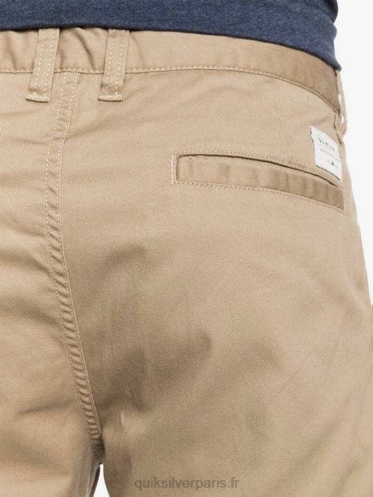 Hommes Quiksilver pantalon à poche chino daily union D6PT1159 bois d\'orme