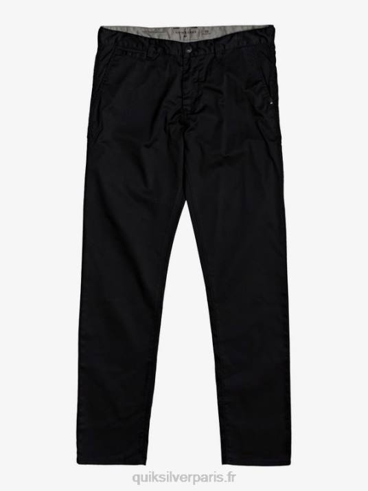 Hommes Quiksilver pantalon à poche chino daily union D6PT1160 noir