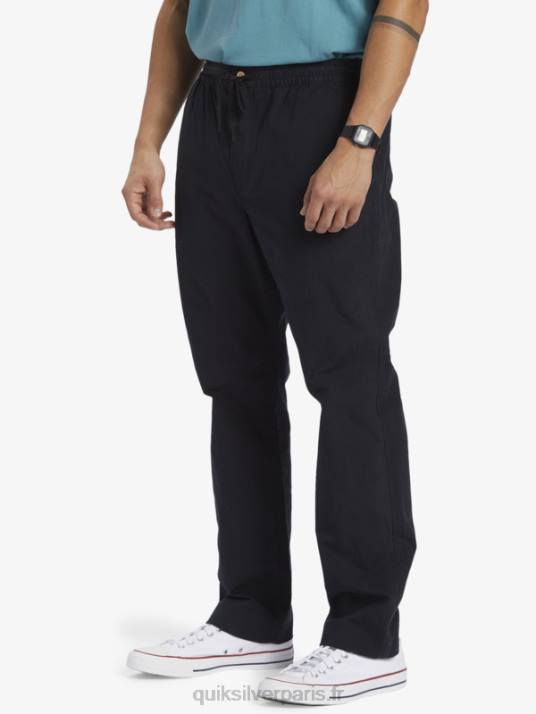 Hommes Quiksilver waterman après pantalon de surf D6PT791 noir