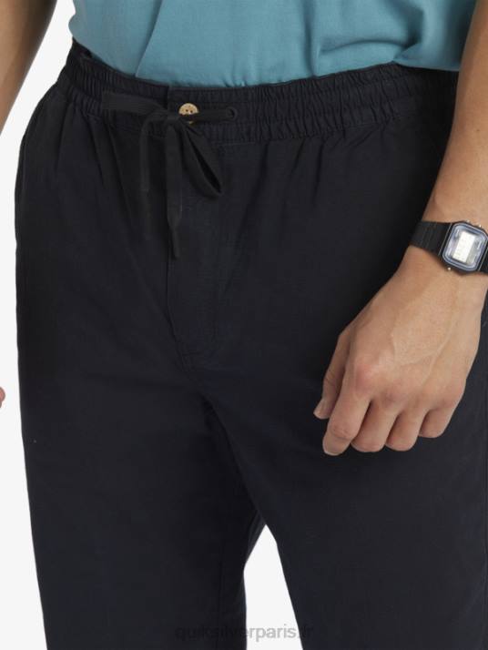 Hommes Quiksilver waterman après pantalon de surf D6PT791 noir