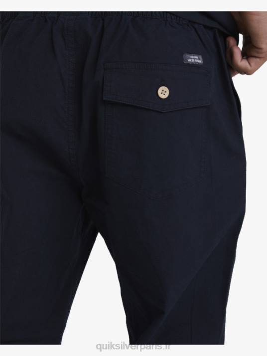 Hommes Quiksilver waterman après pantalon de surf D6PT791 noir