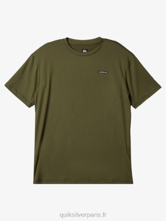 Hommes Quiksilver T-shirt de surf à manches courtes omni session upf 50 D6PT538 trèfle à quatre feuilles