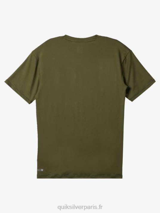 Hommes Quiksilver T-shirt de surf à manches courtes omni session upf 50 D6PT538 trèfle à quatre feuilles