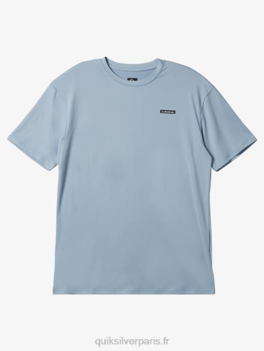 Hommes Quiksilver T-shirt de surf à manches courtes omni session upf 50 D6PT540 bleu céleste