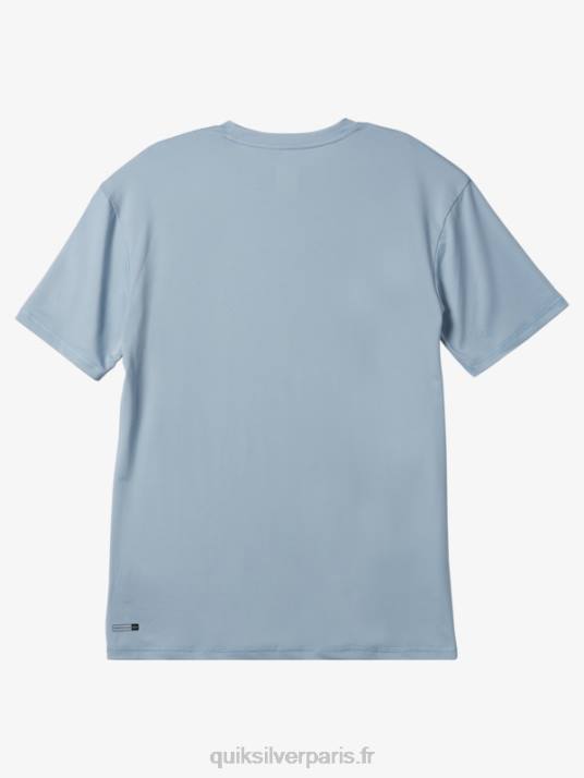 Hommes Quiksilver T-shirt de surf à manches courtes omni session upf 50 D6PT540 bleu céleste