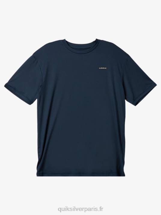 Hommes Quiksilver T-shirt de surf à manches courtes omni session upf 50 D6PT541 La marine de minuit