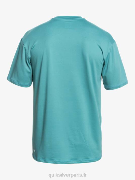 Hommes Quiksilver T-shirt de surf à manches courtes omni session upf 50 D6PT542 bleu de bretagne
