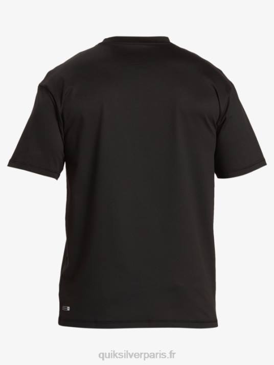 Hommes Quiksilver T-shirt de surf à manches courtes omni session upf 50 D6PT543 noir