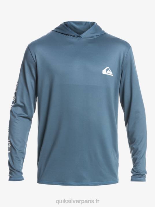 Hommes Quiksilver T-shirt de surf à manches longues omni session upf 50 D6PT770 mer de Béring