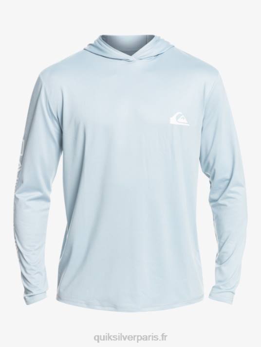 Hommes Quiksilver T-shirt de surf à manches longues omni session upf 50 D6PT771 bleu céleste