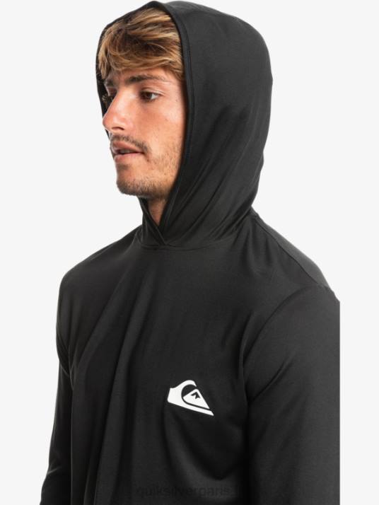 Hommes Quiksilver T-shirt de surf à manches longues omni session upf 50 D6PT773 noir