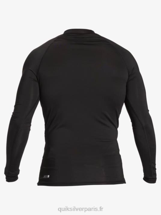 Hommes Quiksilver hawaii double down upf 50 t-shirt de surf à manches longues D6PT1105 noir