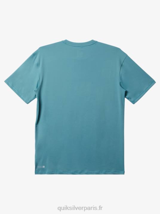 Hommes Quiksilver mix session upf 50 t-shirt de surf à manches courtes D6PT314 camée bleu
