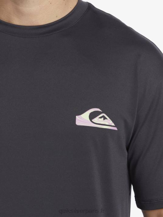 Hommes Quiksilver mix session upf 50 t-shirt de surf à manches courtes D6PT316 macadam