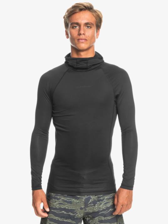 Hommes Quiksilver rashguard à manches longues storm tripper D6PT1836 noir