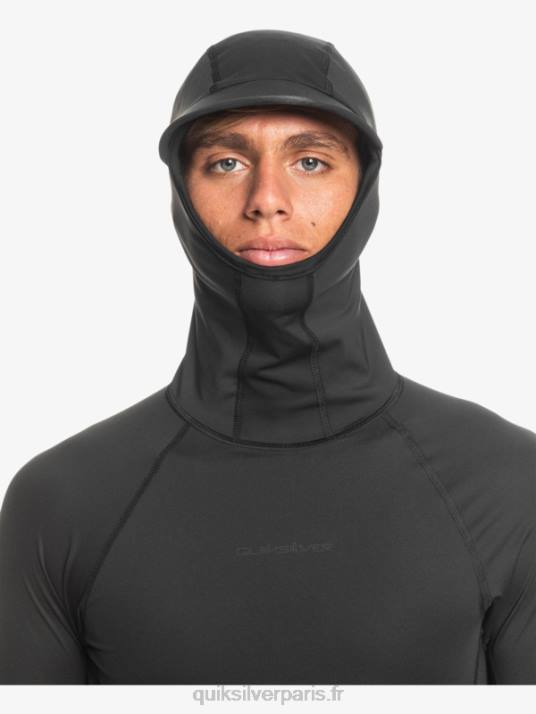 Hommes Quiksilver rashguard à manches longues storm tripper D6PT1836 noir