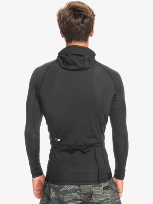Hommes Quiksilver rashguard à manches longues storm tripper D6PT1836 noir